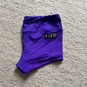 Purple Fleo Shorts